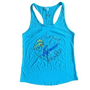 Disney Tinker Bell “I Don’t Sweat I Sparkle” Racerback Tank XXL